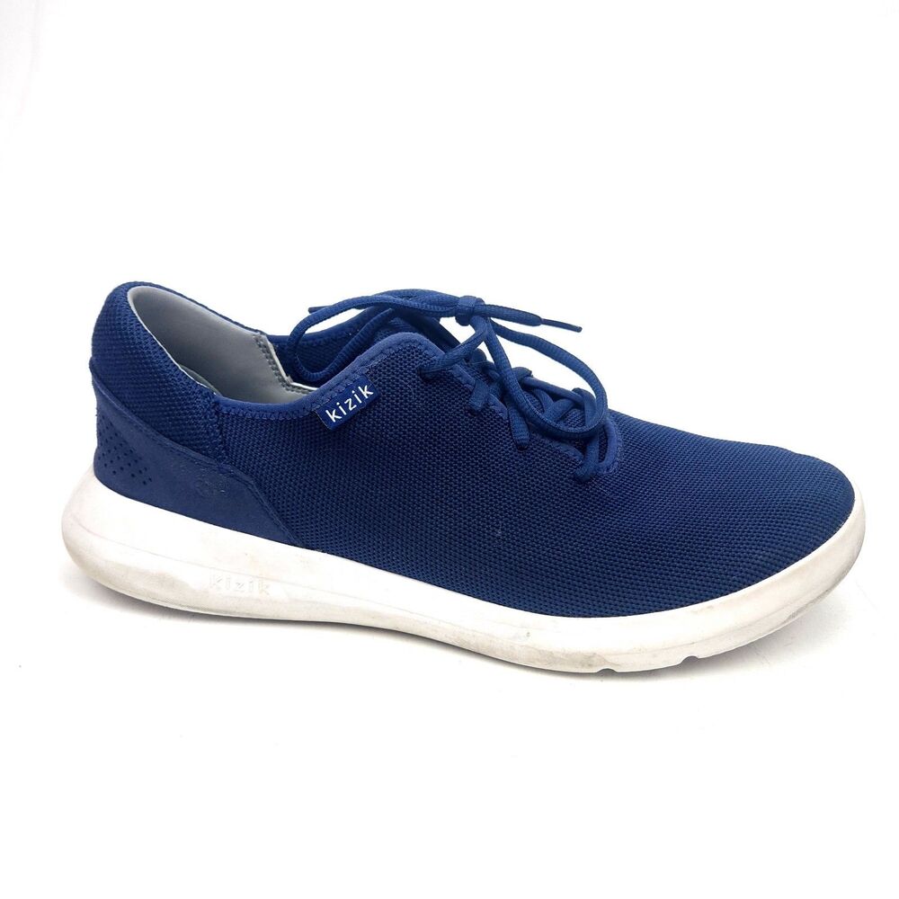 Kizik Madrid Eco Knit Handsfree Athletic Shoes Sneaker Navy Blue Mens Size 12